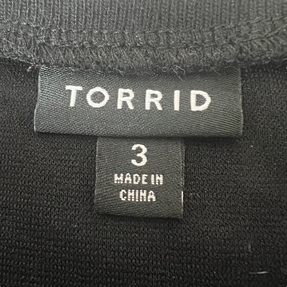 Torrid Ponte‎ Crew Neck Drop Shoulder Floral Sequin Sweatshirt Sz 3X Glam-Boho - Picture 5 of 12